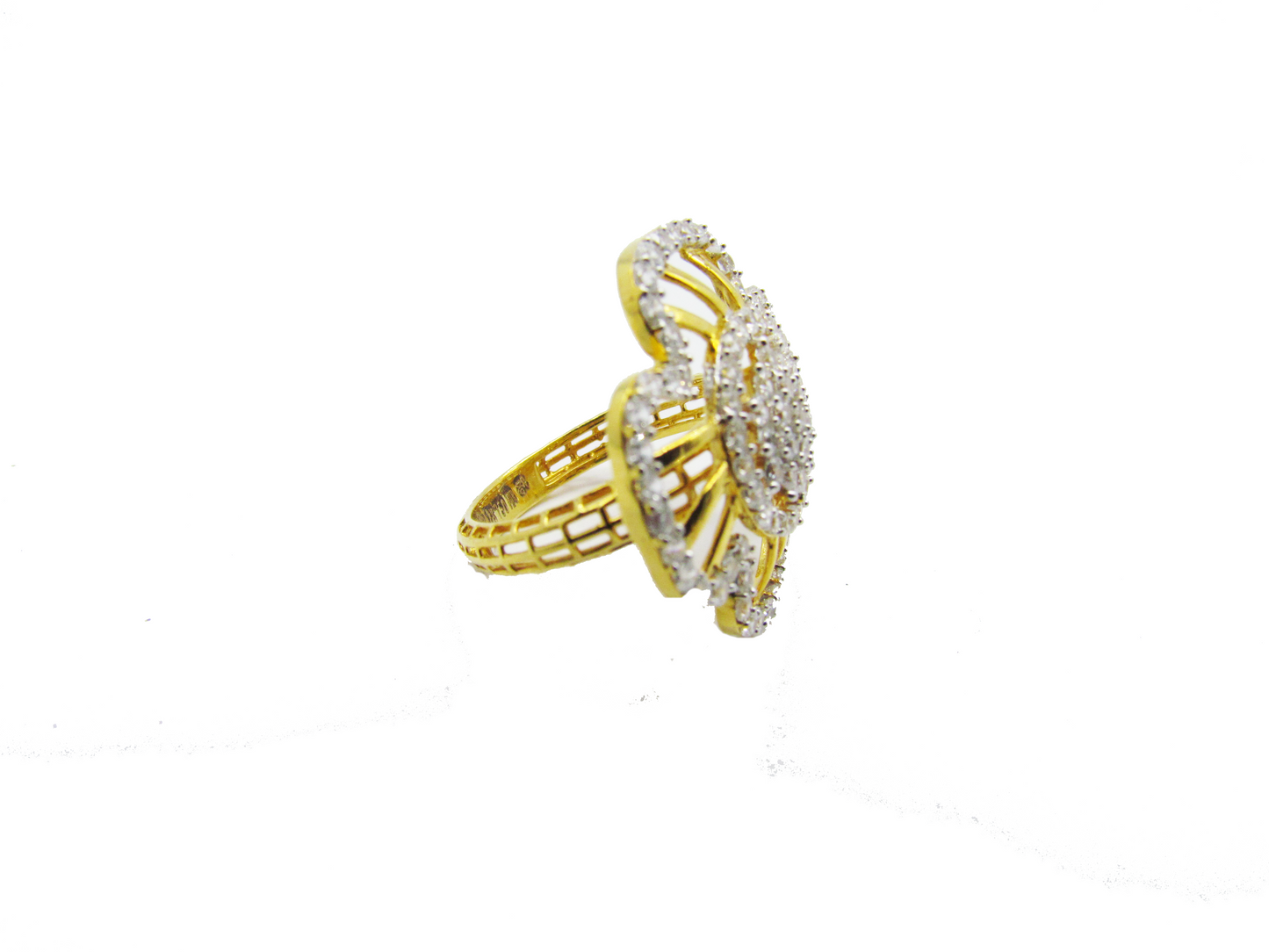 Sunflower Design gold ring