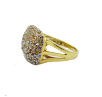 Rectangle stone cut Design Rose Gold Ring