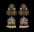 Triveni Sterling Silver Jhumka
