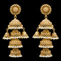Triveni Sterling Silver Jhumki