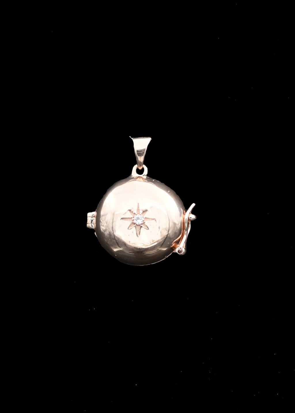 Zevaari USA's Limited Edition C-Shield Virus Protection Pendent Dhruv Round Shape in Sterling Silver