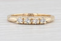 0.20 CT Round Cut Diamond 925 Sterling Silver Women Wedding Band Ring
