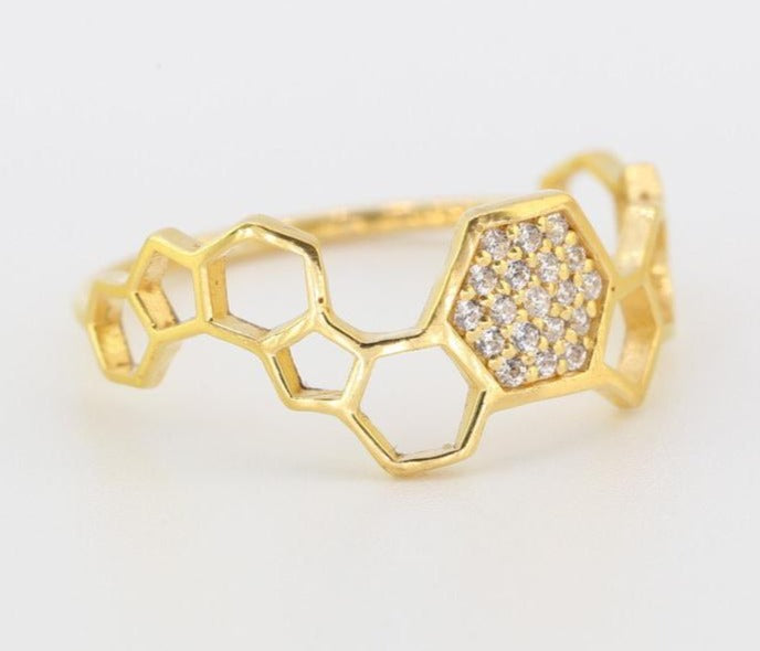 0.04 CT 925 Sterling Silver Round Cut Diamond Women Wedding Ring