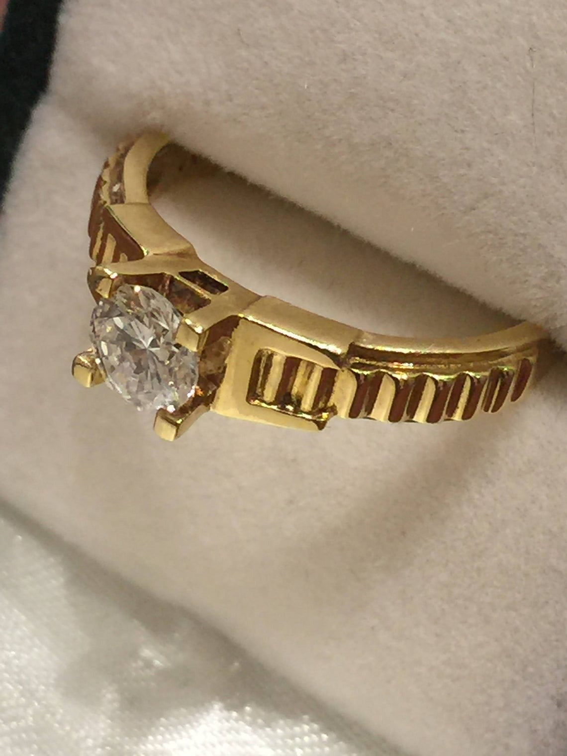 0.50 CT Round Cut Diamond 925 Sterling Silver Anniversary Solitaire Ring