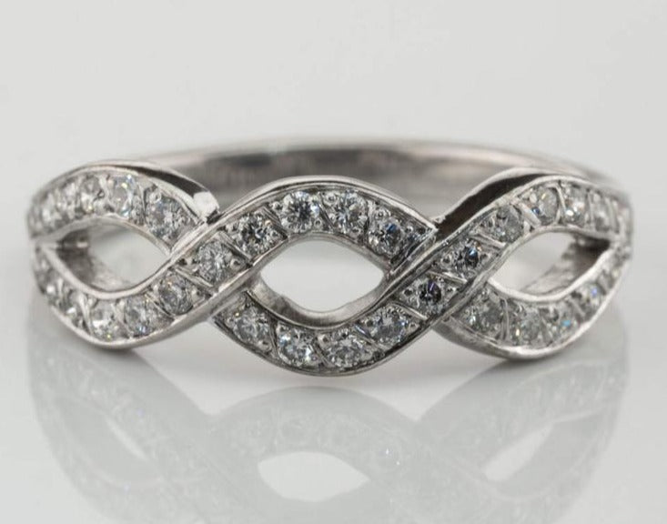 0.10 CT 925 Sterling Silver Round Cut Diamond Women Engagement Ring