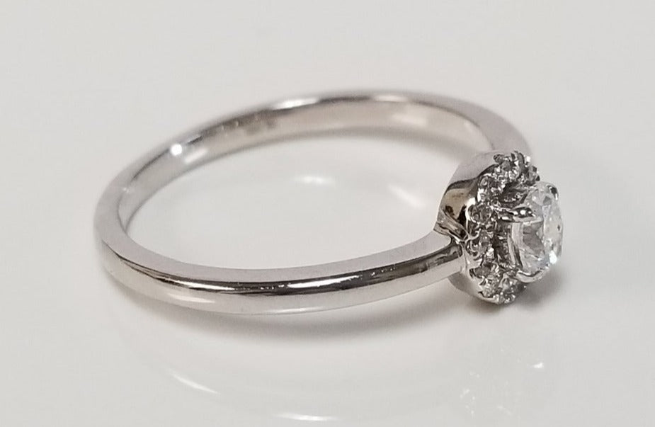 1 CT Oval Cut Diamond 925 Sterling Silver Wedding Promise Halo Ring