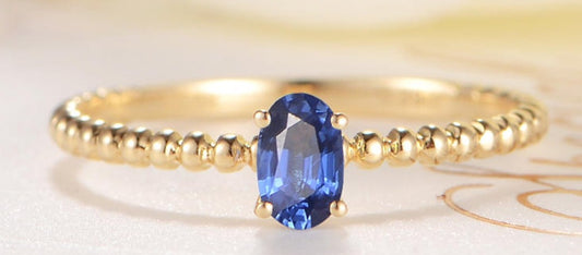 1 CT Oval Cut Blue Sapphire Diamond 925 Sterling Sliver Women Engagement Solitaire Ring Birthday Gift For