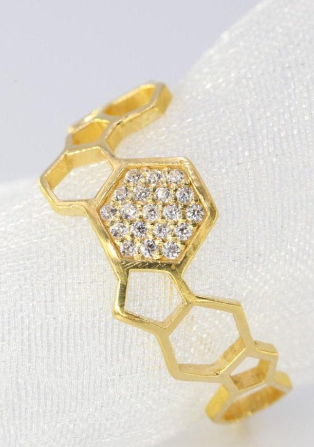 0.04 CT 925 Sterling Silver Round Cut Diamond Women Wedding Ring