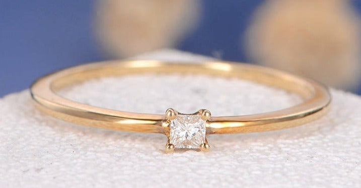 Gents Princess Cut Diamond Wedding Band Ring Size 9.25