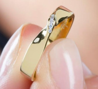 0.33 CT Round Cut Diamond 925 Sterling Silver Unisex Anniversary Ring Birthday Gift For