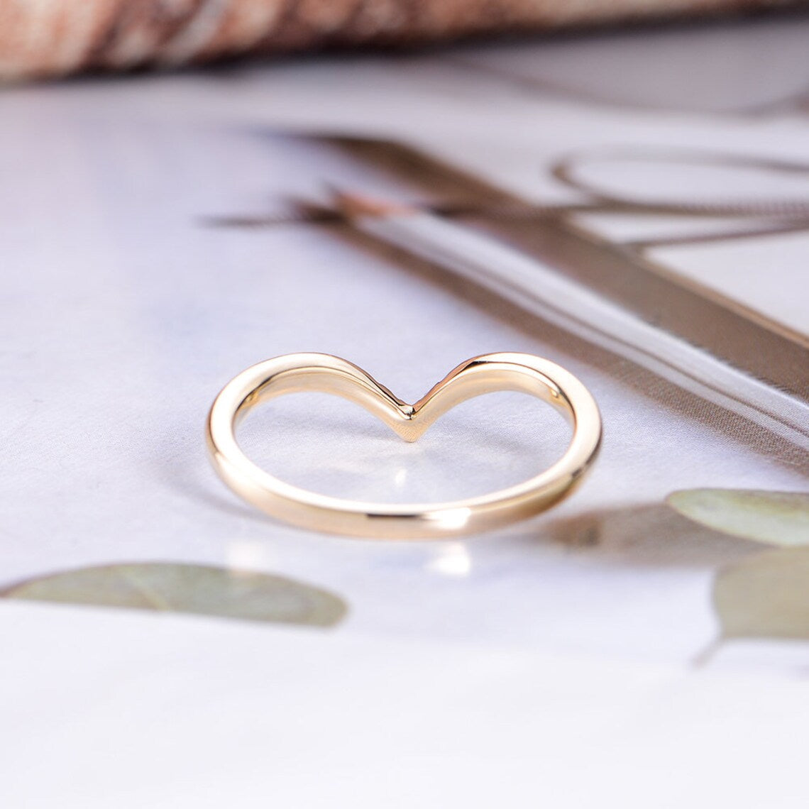 0.25 Ct Round Cut White CZ Diamond Yellow Gold Over On 925 Sterling Silver Bridal Five Stone Ring