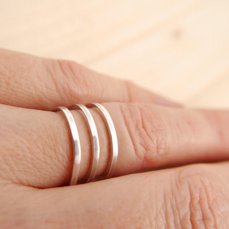 Minimalist 925 Sterling Silver Cage Ring, Architectural Ring, Geometric Ring, Statement Ring