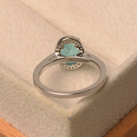2.25 Ct Oval Cut Blue Topaz 925 Sterling Silver Halo Engagement Wedding Ring