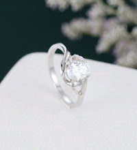 1 CT Oval Cut Diamond White Gold Over On 925 Sterling Silver Women Halo Engagement Ring