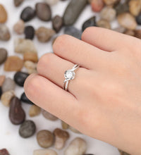 1.20 Ct Round Cut Vintage Engagement Ring In 925 Sterling Silver