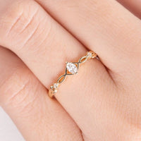 1 CT Oval & Round Cut Diamond Rose Gold Over On 925 Sterling Silver Anniversary Ring for Women and Girls