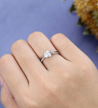 1.20 Ct Round Cut Vintage Engagement Ring In 925 Sterling Silver