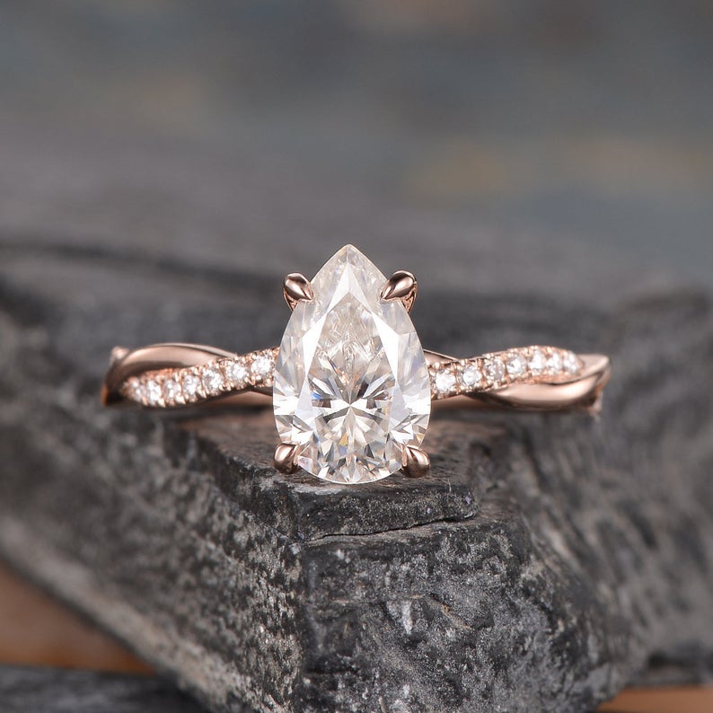 Flourishing Everyday 3 stone Diamond Ring | Radiant Bay