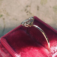 2 CT Oval Cut Rose Gold Over On 925 Sterling Silver Solitaire Engagement Ring