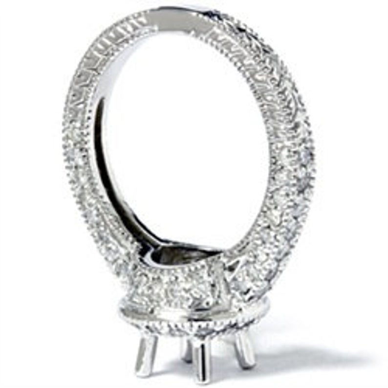0.75 CT 925 Sterling Silver Round Cut Diamond Wedding Engagement Ring