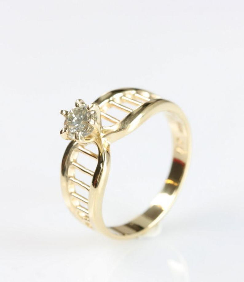 1 CT 925 Sterling Silver Round Cut Diamond Women Anniversary Solitaire Ring