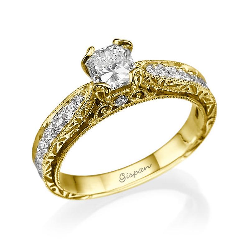 1 CT 925 Sterling Silver Princess Cut Diamond Women Anniversary Gift Ring