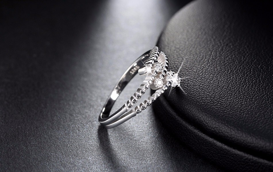 2 CT Round Cut Diamond Engagement Ring 925 Sterling Silver Braided Fancy Design