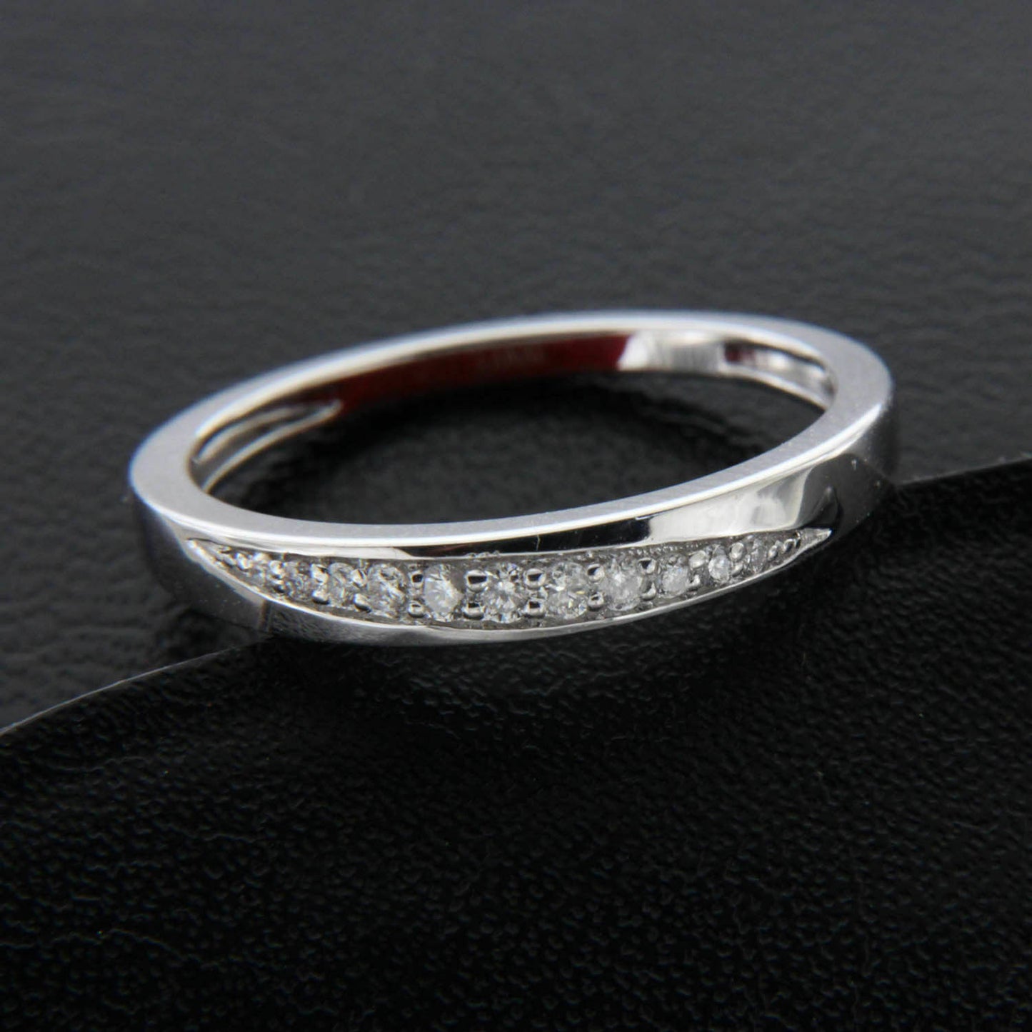 925 Sterling Silver Women Unique Weds Anniversary Ring 1 CT round cut diamond