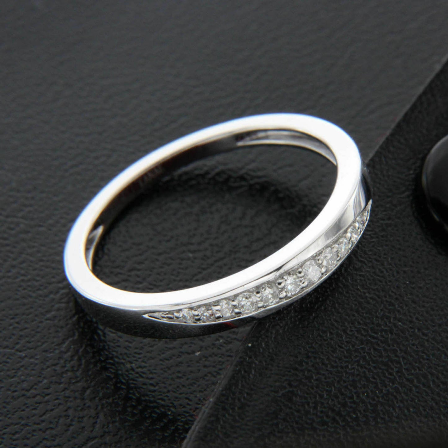 925 Sterling Silver Women Unique Weds Anniversary Ring 1 CT round cut diamond