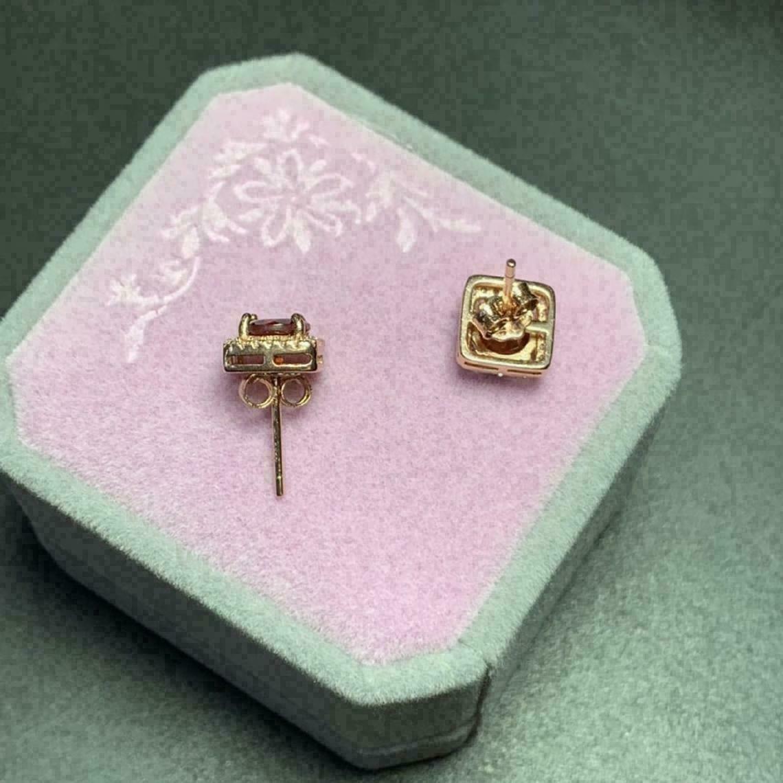 2 CT Round Cut Red Ruby Stud Women's Earrings Jewelry Gift 925 Sterling Silver