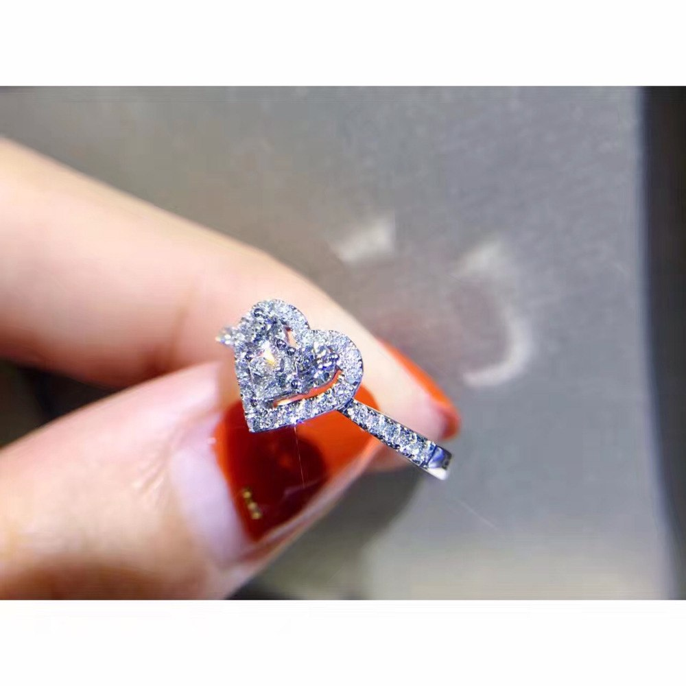 1.7 CT Princess & Round Cut Diamond Halo Engagement Ring 925 Sterling Silver