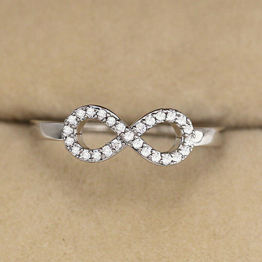 0.50 Round Cut White Sapphire 925 Sterling Silver Wedding Women Ring