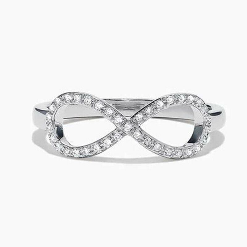 0.50 Round Cut White Sapphire 925 Sterling Silver Wedding Women Ring