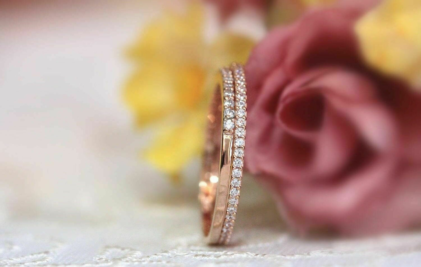 Halo Bridal Set Engagement Ring 2.5 CT Round Cut Diamond 925 Sterling Silver