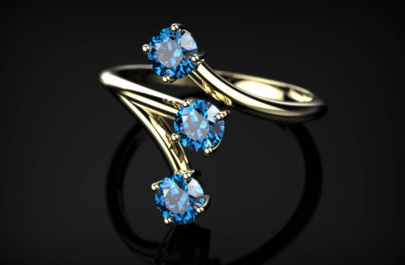 2.50 CT Round Cut Blue Tanzanite Solitaire Engagement Ring 925 Sterling Silver