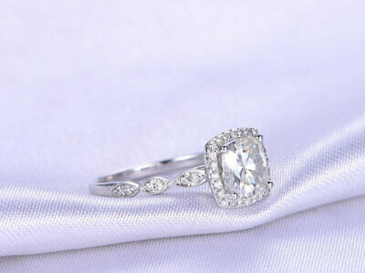1.25 CT Round Cut Diamond Engagement Ring 925 Sterling Silver