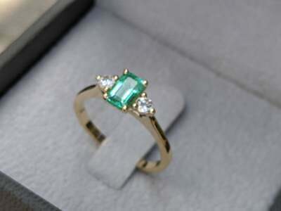 2 CT Emerald Cut Diamond Three-Stone Engagement Ring 925 Sterling Silver