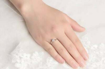 1 CT Round Cut Diamond  Women's Wedding Engagement Ring 925 Sterling Silver