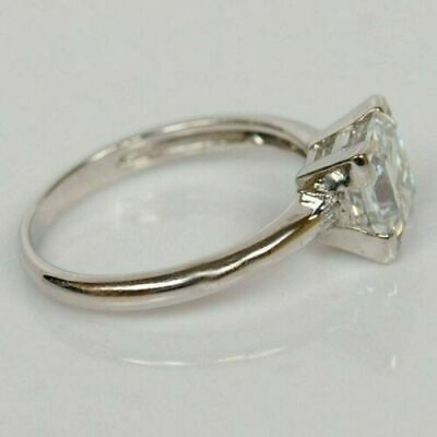 Valentine Special 1.5 CT Diamond White Solitaire Engagement Ring 925 Sterling Silver