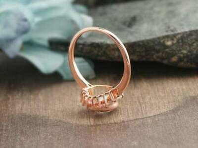 925 Sterling Silver Valentine Special Antique 2 CT Bezel Round Ring